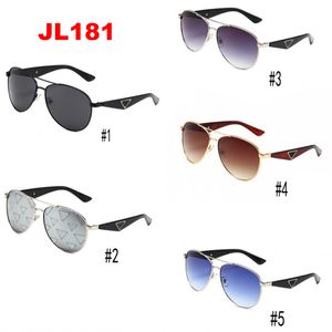 Designer óculos de sol homens tons moda óculos de sol para homens mulheres óculos de luxo armação de metal opcional assinatura triangular gafas para el sol de mujer mix 3 estilos