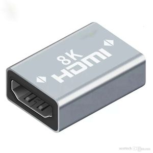 Repetidor extensor HDMI de 40m - 4K para amplificador de sinal fêmea, conector de cabo de extensão de áudio e vídeo de longo alcance