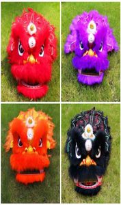 RPYAL Lion Dance Mascot Costume Kid Age 510 Cartoon Pure Wool Props Sub Play Funny Parade Strój Sport Tradycyjny impreza CA8613400