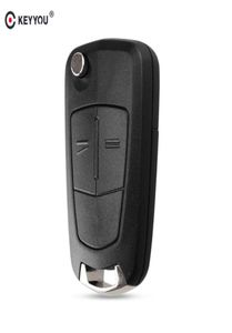 2 knappar vända fjärr vikbar bilnyckel täcker fob case shell styling fodral för vauxhall opel corsa astra vectra signum3003490