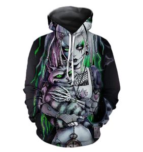 2020 Moda 3D Baskı Hoodies Sweatshirt Sıradan kazak Unisex Sonbahar Kış Sokak Giyim Açık Giyim Kadın Erkek Hoodies 208028663456