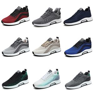 Men's Sports GAI Shoes breathable black white grey blue platform Shoes Breathable Walking Sneakers Eight