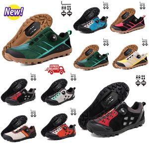 Rowerowe obuwie mężczyźni prędkości trampki rowerowe Rowery Rowerowe płaskie buty cykli węglowe MTB Cleats Women Mountain Bicycle Buty SPD Spedals Ride Rowing Footwar Gai