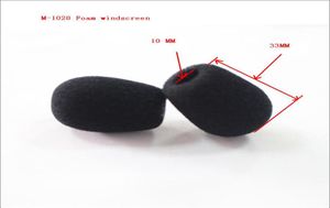 10mm Microphone windscreens microphone foam covers for call center headset mic 100pcslot1923270