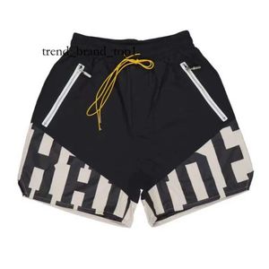 Rhude Shorts Designer krótkie spodnie Basketball krótkie spodnie 2023 LUSURYS Summer Beach Palm Letter Street Modne spodnie Mody Wysokiej jakości marka Rhude 7338