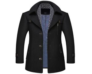 Tasarımcılar Erkek Kat Yün Palto Moda Dönüşü Yaka Sıcak Erkek Ceket Ceketleri Yün Menss Paltolar Kararalar Eşarp Sıradan Çıkış S2601368