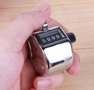 Mini Mechanical Digital Hand Tally Counter 4 Digit Number Hand Hold Tally Counter Manual Counting Golf Clicker Training2254169