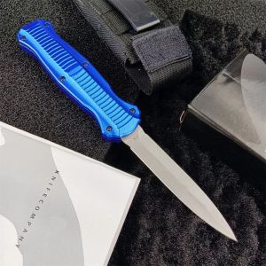 3300 InfoDel 8,9 tum snabb autoöppning D2 Blad Aluminiumlegering Handtagning Knifing Camping Self Defense EDC Multitool 4600 9070 Tactical Survival Knife