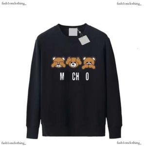 Designer Moschino Hoodies Perfekt överdimensionerade hösten Moschino Womens hoodys tröja sport rund hals långärmad avslappnad lös tröjor 150