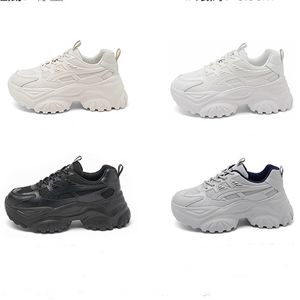 Casual Shoes Lace Up Womens Shoes Travel Sneaker Lady Thick Soled Designer Running Trainers Woman Shoe Platform Gym Sneakers Storlek 35-36-38-39-41 US4-US10 med låda