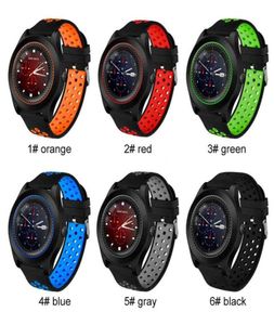 TF8 Yuvarlak Ekranlı Kamera Spor Strap Fitness Fitness Destek Hafıza Kart Sim Kart Bluetooth Telefon Akıllı Smartwatch1928485