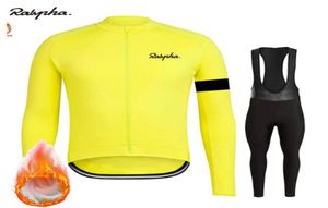 2020 Pro Team Winter Thermische Fleece Männer Langarm Radfahren Jersey Set MTB Maillot Ropa Ciclismo Uniform Fahrrad Kleidung set2428923