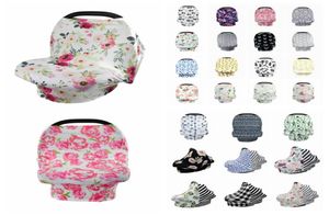 52 Styles Baby Floral Feeding Nursing Cover Nyfödd Småbarn Amning Sekretess SKAPLE COVER SALK Bilstolvagn Canopy Tools8690310