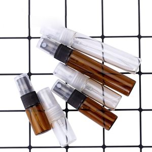 Whole Eco Friendly 3ML 5ML 10ML Glass Spray Bottles Amber Clear Perfume Bottle With Fine Mist Pump Sprayer4925412