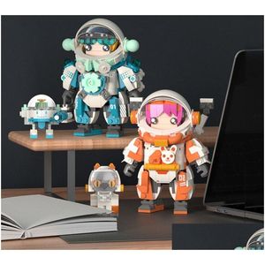 ミニフィグ卸売カスタムブロックベアブリック1ミニフィギュアスペーススターモデルビルディングベアブリックミニフィグ宇宙飛行士おもちゃのおもちゃsem dhn8