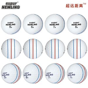 12 PCS Golf Balls Supur Ling Üçlü Parça Uzun Mesafe 3 Parçalar Golf Topu 3 Hat Marka Oyunu Top Damla Gemi 240301