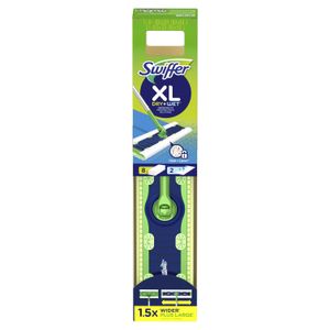 Swiffer Sweeper Dry + Wet XL Sweeping Kit (1 Sweeper, 8 Dry Cloths, 2 Wet Cloths)