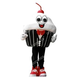 Hot Sales Fun Cupcake Mascot Costume Halloween Christmas Fanche Fanche Party CartoonFancy Dress Carnival UNISSISEX Adults Roup