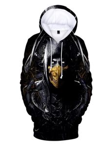 Mortal Kombat 11 Hoodies Men Men Fashion Print Harajuku Hooded Sweatshirt Mortal Kombat 11Game Streetwear Tops Y2007044251449