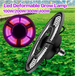 E27 Led Grow Lights E26 Growing Box Phyto Lampe 400W Hochleistungs-LEDs Vollspektrum-Innenbeleuchtungslampe AC100277V Hydroponics Plan2909180