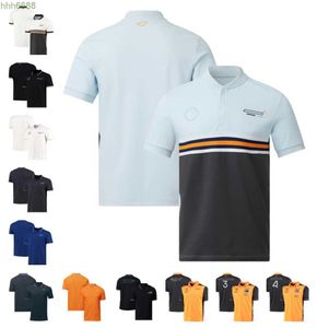 F3nc Men's Polos New F1 Racing Suit Mens Short Sleeve Polo Shirt Quick-drying Breathable Lapel T-shirt Customizable