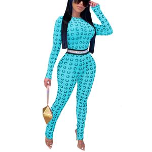 Designer Abbigliamento femminile Nuova Nightclub alla moda Magh Prospettiva Supporto Spants Sport Leisure Stiori Abiti Abiti Sexy Moon Print Toppp5A