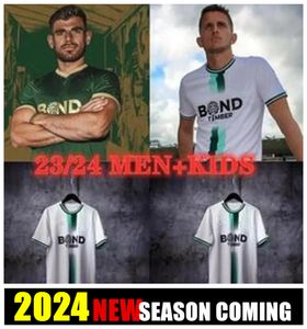 23 24Plymouth Argyle soccer jerseys 2023 2024 HAYDEN MAYOR ENNIS MAYOR WRIGHT GIBSON WRIGHT EDWARDS PLEGUEZUELO MUMBA home away Football Shirt men kids kit