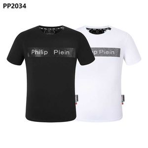 T-Shirts Fashion Men's brand Philippe brand summer PP mens short sleeve quality hot diamond skull t-shirt{category}8V3A8V3A