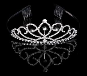 Blish Bridal Tiaras koronami z kryształką biżuterii ślubnej dziewczyny