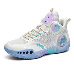 Scarpe da basket da uomo Primavera e Autunno Nuovo Studente Professionale da Combattimento Sismico Sneakers ad Alta Crescita Gioventù da Corsa Sportive da Ginnastica per Calzature da Palestra Maschili E005