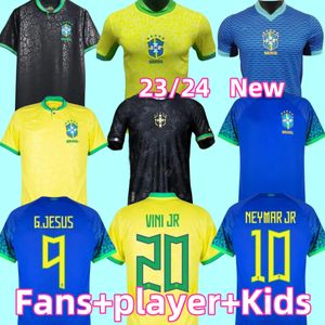 Brasilien 23 24 Fußballtrikot VINI JR PAQUETA COUTINHO Brasilien Camiseta de Futbol MARQUINHOS SILVA Brasilien RICHARLISON 2024 HERREN Spielerversion FRAU Fußballtrikot