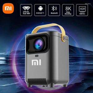 Kameror Xiaomi E350 8K HD -projektor Android Dual Band WiFi 6.0 800Si Bluetooth 5.0 1920 1080p Cinema utomhus bärbar