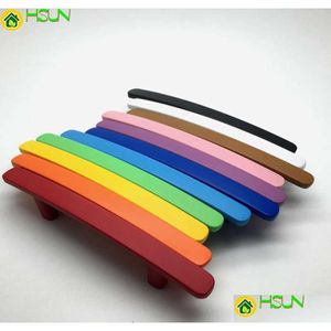 Handles Pulls Black And White Yellow Pink Blue Green Orange Color Hole Pitch 76 American Children039S Room Clothing Cabinet Door H Dhzvd