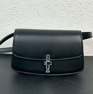 The Row Sofia Schultertaschen, modische Designer-Damen-Luxus-Leder-Handtasche, schlichtes Rindsleder, schwarz, braun, Umhängetasche