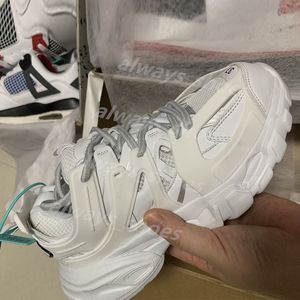 Track 3 3.0 Designer Men Women Casual Shoes Triple white black Tess.s. Gomma leather Trainer Nylon Printed Platform trainers shoes Sneakers 36-44 W36