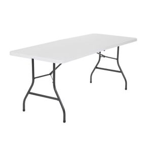 Camp Furniture 6 Foot Folding Table In White Le Drop Delivery Sports Outdoors Camping Hiking Hiking And Camping Dhxu0