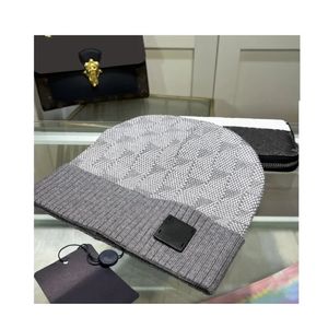 23 Lüks Beanies Tasarımcı Kış Bean Erkekler ve Kadın Moda Tasarımı Örgü Şapkalar Yün Yün Kapağı Mektup Jacquard Unisex Sıcak Kafatası HA180F