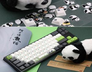 Keyboards Varmilo Panda Dual Mode Mechanical Keyboard VD87M 87key Desktop Notebook Office Game White Backlight Bluetooth 506981995