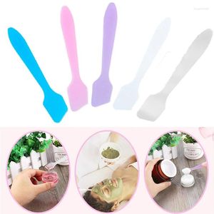 Depolama Şişeleri 500pcs Tek Kullanımlık Makyaj Kaşığı Mini Kozmetik Spatula Ağda Spatüller Karıştırma ve Örnekleme Maskesi Yüz Kremi DIY Araçları