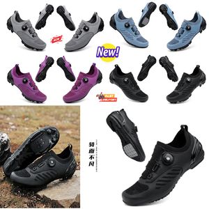 designerskie buty rowerowe mężczyzn sportowy dirt droga Bicke buty płaskie trampki rowerowe Flats Mountain Rower Footwear SPD Buty 36-47 gai