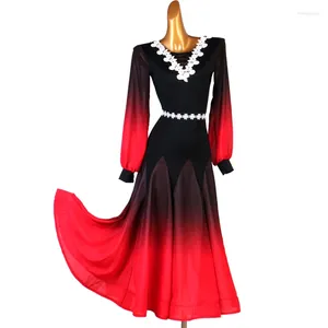 Stage Wear Product Modern Performance Dress Competition Gradual Hemline Social National Standard Dance Big Swing Skirt