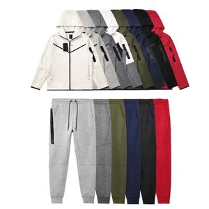 Tracksuit Tech Fleece Designer Mens Techfleece Track passar Europe American Basketball Football Rugby Twopiece With Womens Long Sleeve Hoodie Jacket Men joggers RX