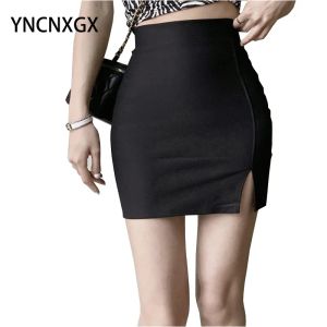 Skirts Women's Mini Skirts Sexy Slit Skirt Skirt Hip Skirt Short Skirt Kawaii Sexy Skirt for Sex Skirt with Side Slit Korean Fashion