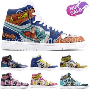 Nuove scarpe Sportive antiscivolo Scarpe da basket Uomo 1 Donna 1 antiscivolo anime Figura personalizzata versatile Tendenza scarpe sportive da esterno moda personalità