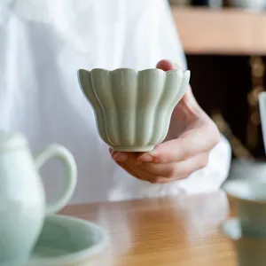 Çay Bardağı Seramik Şarkı Qing El Yapımı Buda El Kupası Seti Tadım Master Retro Yurtiçi Single