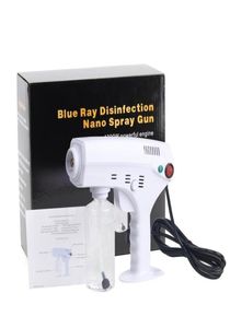 Spray Machine For Sanitizer Nano Mist Spray Gun With Blue Ray For Disinfection Alcohol 75 DHL Fedex Fast 3512217