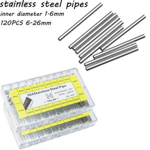 Watch Bands 6mm-26mm Stainless Steel Pipe Bars Strap Pins Repair Tools Band Link Pin 120PCS band Accessories L240307