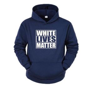 Men039s Hoodies Sweatshirts White Lives Matter Schwarz Lustige Coole Designs Grafik Baumwolle Camisas Herbst Winter Basic Tops5788105