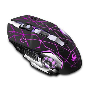 Mouse ottico originale USB 24000 DPI Wolf X8 silenzioso originale originale per casa ufficio utilizzando PC portatile Gamer con scatola al dettaglio Dropshipping