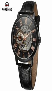 Forsining autentico orologio meccanico da uomo scavato da uomo4293797